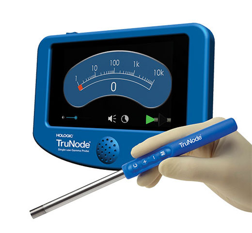 TruNode® Single-use Gamma Probe System in white background