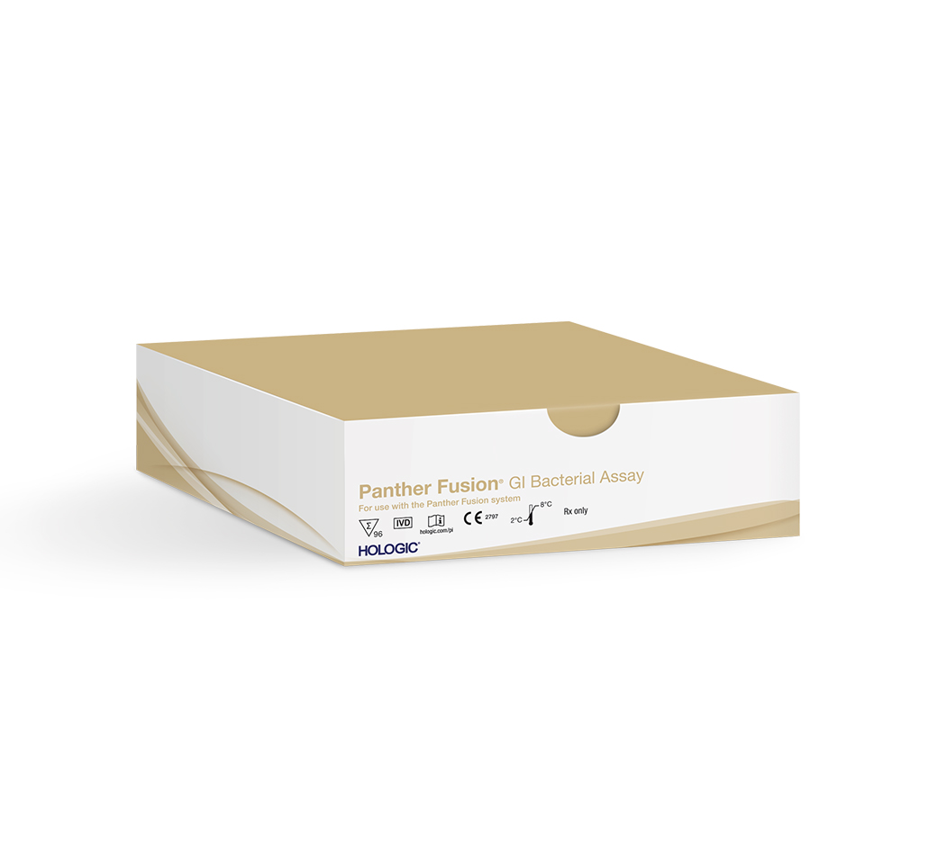 Panther Fusion GI Bacterial Assay Box on white background