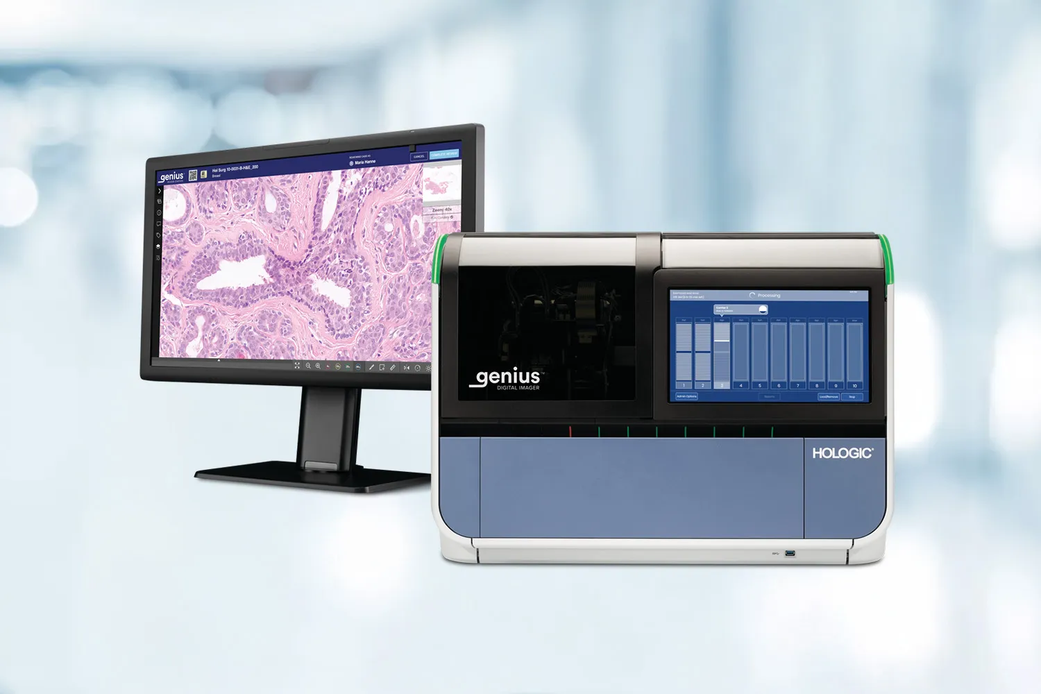 Genius Review Station and monitor