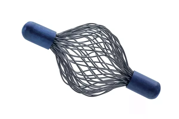 Biopsy site marker in white background